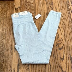 Blue Striped Bottoms leggings